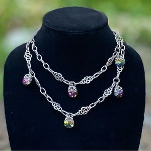 NWT Sweet Romance Prism Charm Necklace